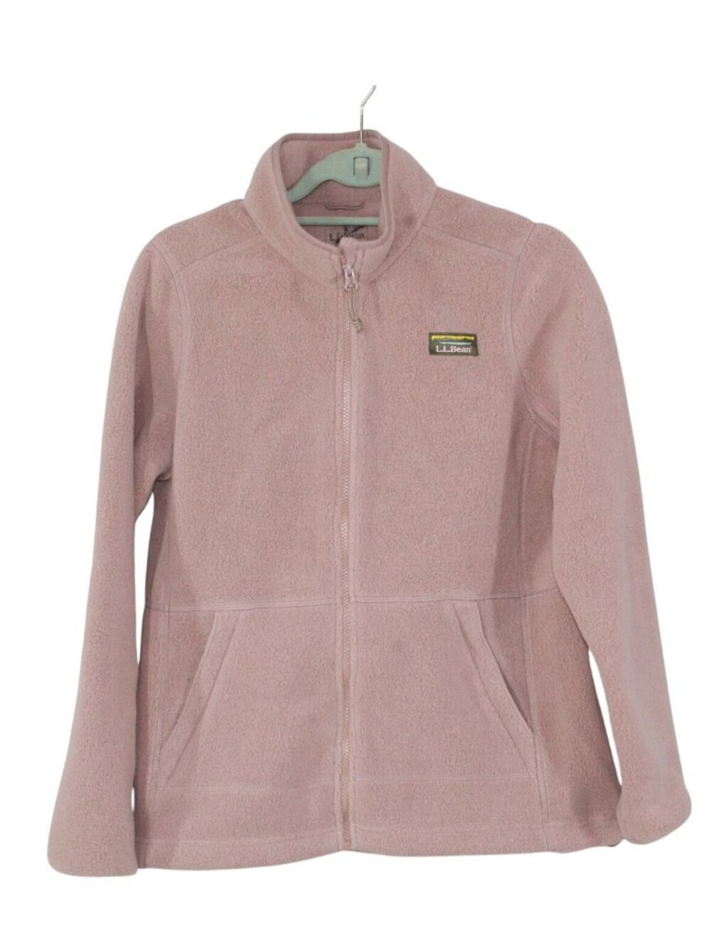 LL Bean Women's Mountain Classic Fleece Jacket Mauve Cozy Warm Casual Everyday M